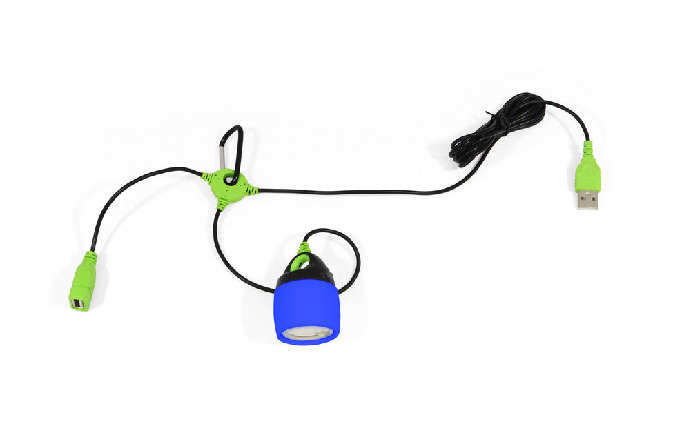 Origin Outdoors Connectable LED lampa, plava, 200 lumena, topla bijela