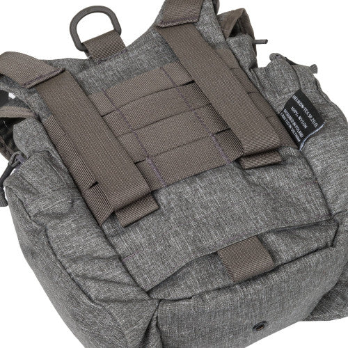 Helikon-Tex ESSENTIAL KITBAG® torba preko ramena mješavina najlona i poliestera, melanž crno-siva