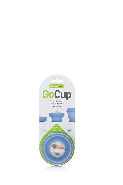 Humangear Go Cup sklopiva putna čaša higijenska, lako se pakira ' GoCup, plava, 118 ml
