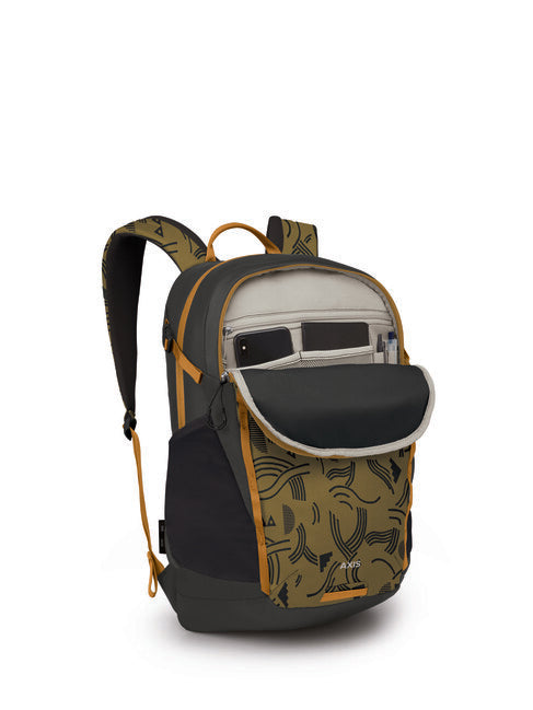 OSPREY AXIS gradski ruksak, find the way print/black