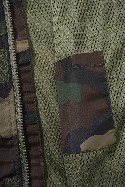 Brandit Summer Frontzip Windbreaker jakna dječja, woodland