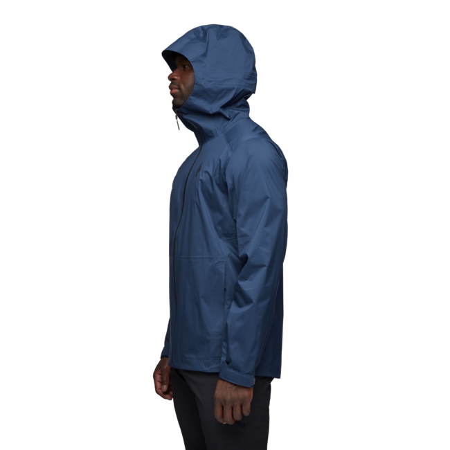 Black Diamond Stormline Stretch Rain Shell nepromočiva muška jakna, indigo