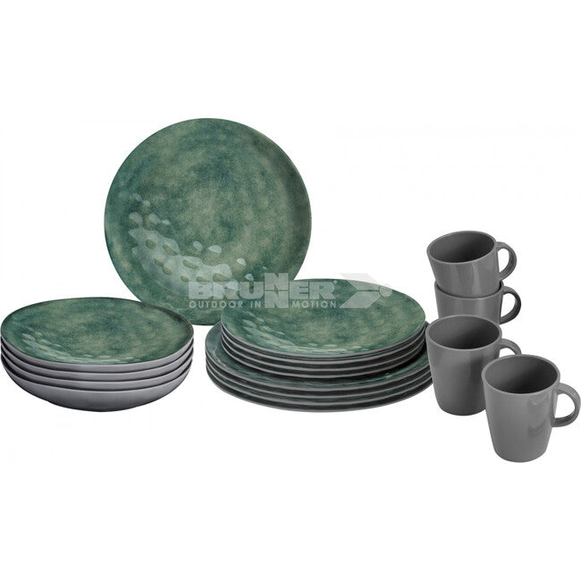 Brunner Lunch Box Venetian set kamping posuđa, zeleni