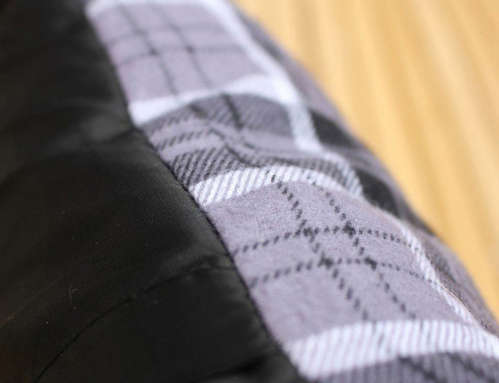 BasicNature Comfort putni jastuk karirani