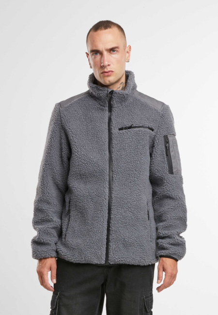Brandit Ramble flis jakna muška Teddyfleece, antracitna