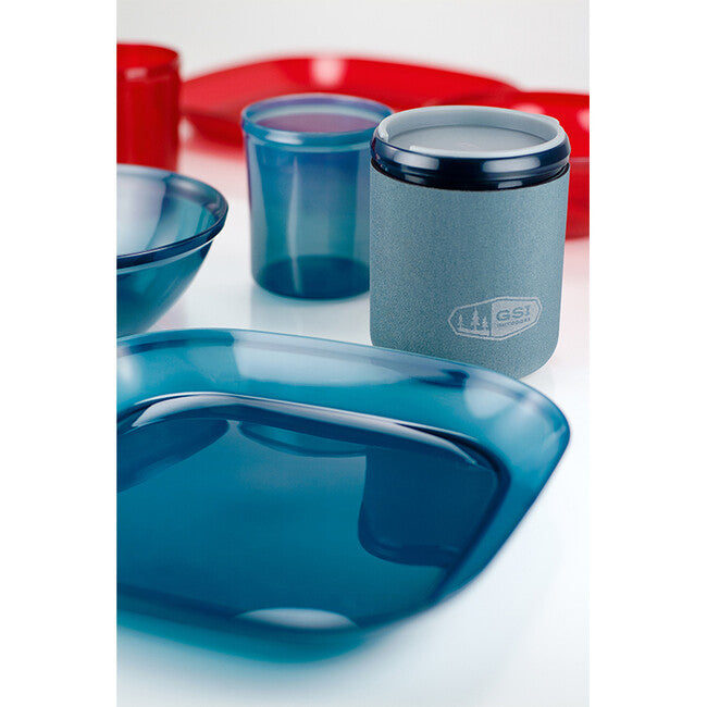 GSI Outdoors Infinity luksuzni set posuđa za 4 osobe Multicolor Person Deluxe Tableset
