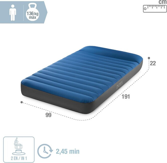 Intex Twin Dura-Beam madrac na napuhavanje kampiranje