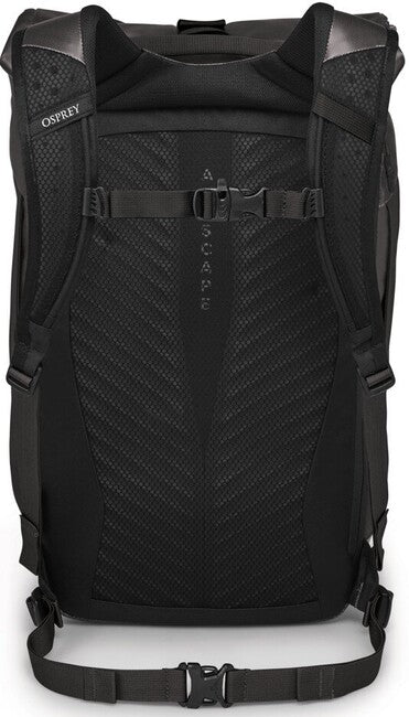 OSPREY TRANSPORTER ROLL TOP gradski ruksak, crni