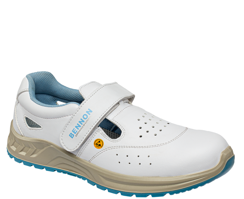BENNON WHITE O1 ESD radne sandale