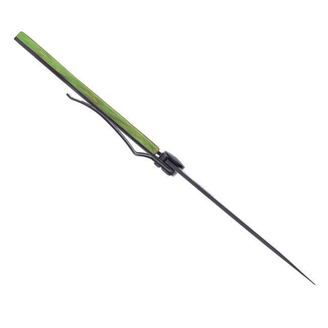 Deejo sklopivi nož Tree Black tattoo green beech
