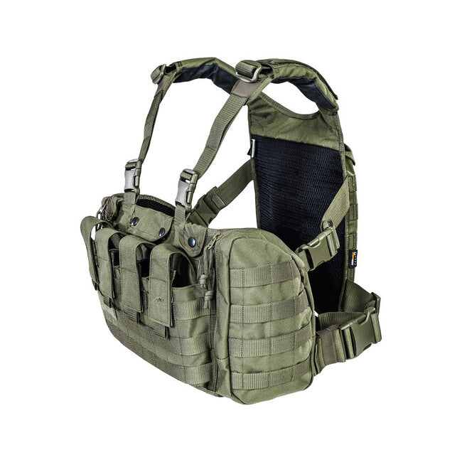 Tasmanian Tiger RIG MKII chest rig s bočnim džepovima, maslinasto zeleni
