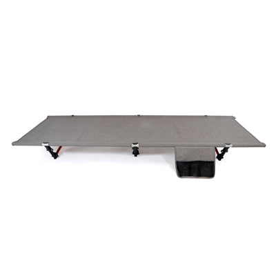 BasicNature kamping krevet povišeni, 190 cm, sivi