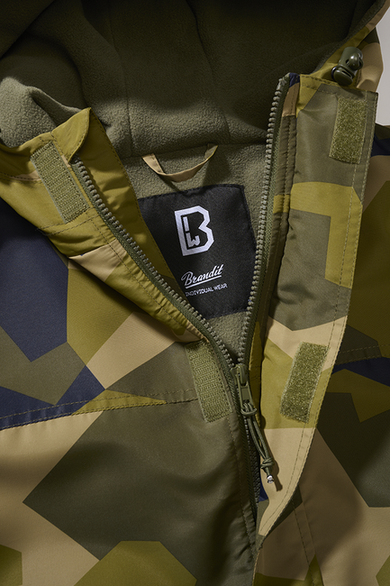 Brandit Frontzip Windbreaker jakna, swedish camo