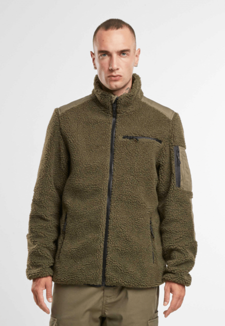Brandit Ramble flis jakna muška Teddyfleece, maslinasto zelena