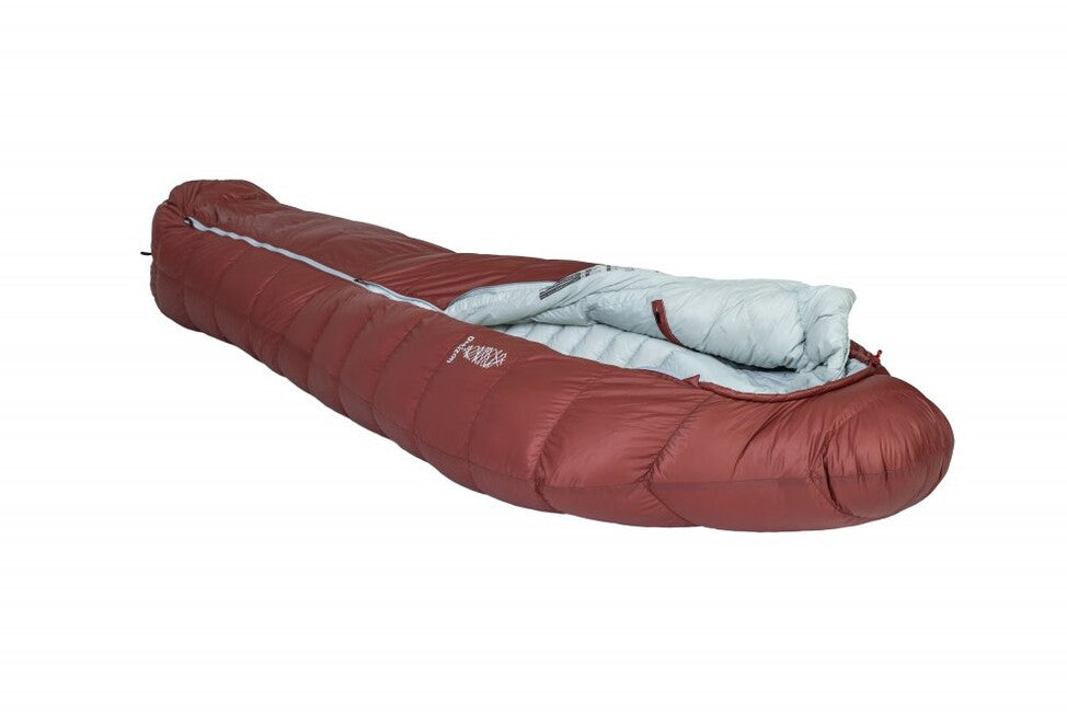 Patizon Dpro 290 ultralagana vreća za spavanje, Dark red/silver, L, Lijeva