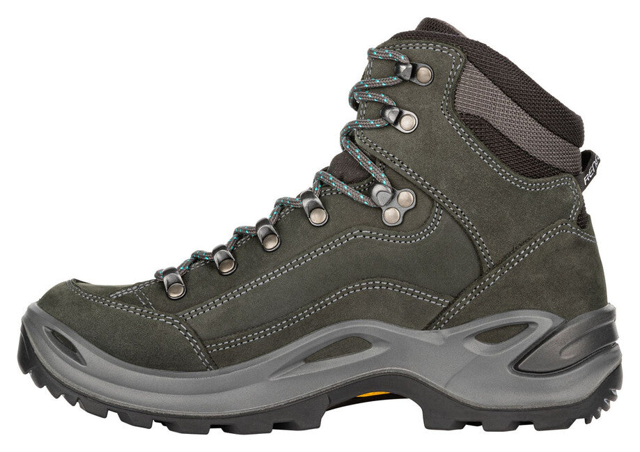 LOWA Renegade GTX Mid Ls ženska obuća za trekking, asphalt/turquoise