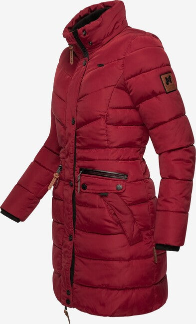 Navahoo Paula ženska parka zimska s kapuljačom, Dark red