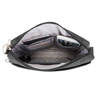 Travelon Classic Crossbody torba preko ramena protiv krađe, crna