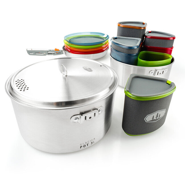 GSI Outdoors Glacier 2+3 l set posuđa za kampiranje