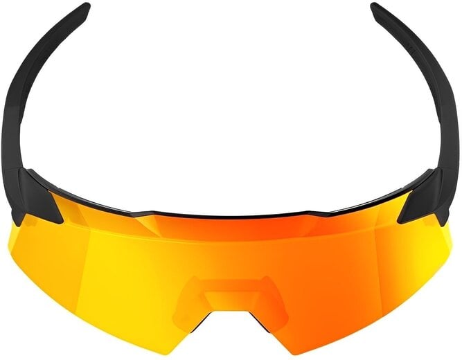 100% Aerocraft sunčane naočale Soft Tact Black, HiPER Red Multilayer Mirror