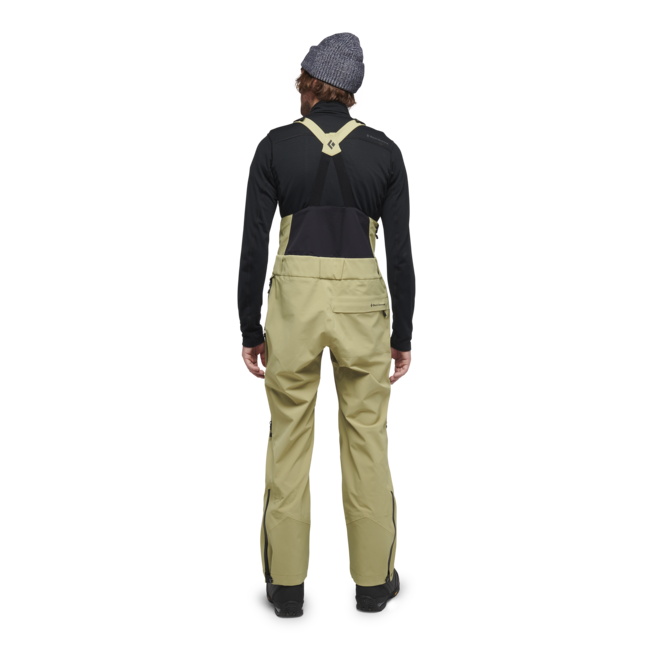 Black Diamond Recon Stretch Bibs muške hlače s naramenicama, cedarwood green