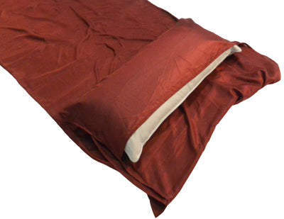 Origin Outdoors Silk pravokutni uložak za vreću za spavanje, bordo