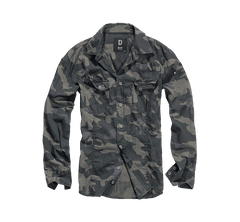 Brandit Slimfit košulja, Darkcamo