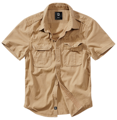 Brandit Vintage muška košulja s kratkim rukavom 1/2, Khaki