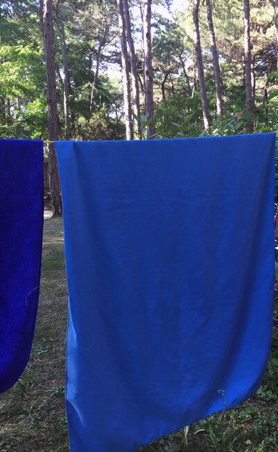 BasicNature Velour ručnik 85 x 150 cm, plavi