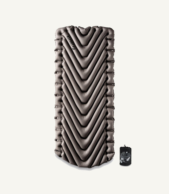 Klymit Static V Luxe podloga za spavanje na napuhavanje XL, stone grey
