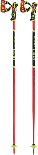 LEKI WCR TBS SL 3D skijaški štapovi za spust, svjetlocrvena/crna/neonska žuta