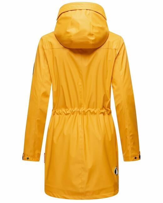 Navahoo Deike ženska zimska jakna za kišu s kapuljačom, Amber yellow