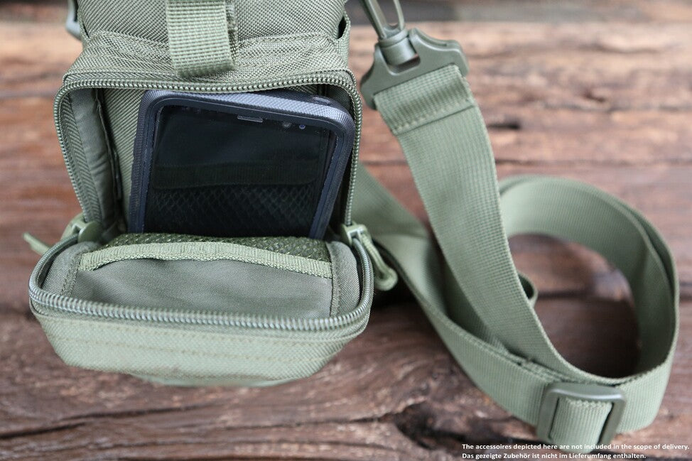 Brandit Molle II navlaka na bocu s torbicom, multicam