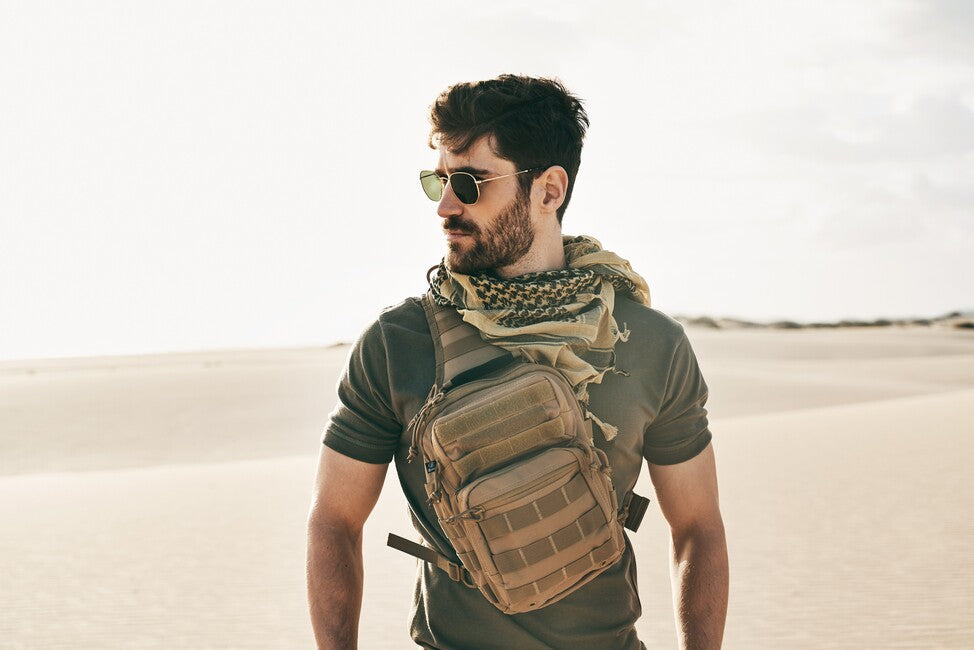Brandit US Cooper torba preko ramena, darkcamo