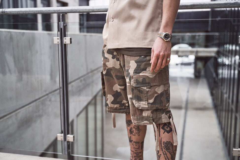 Brandit Urban Legend kratke hlače, Flecktarn