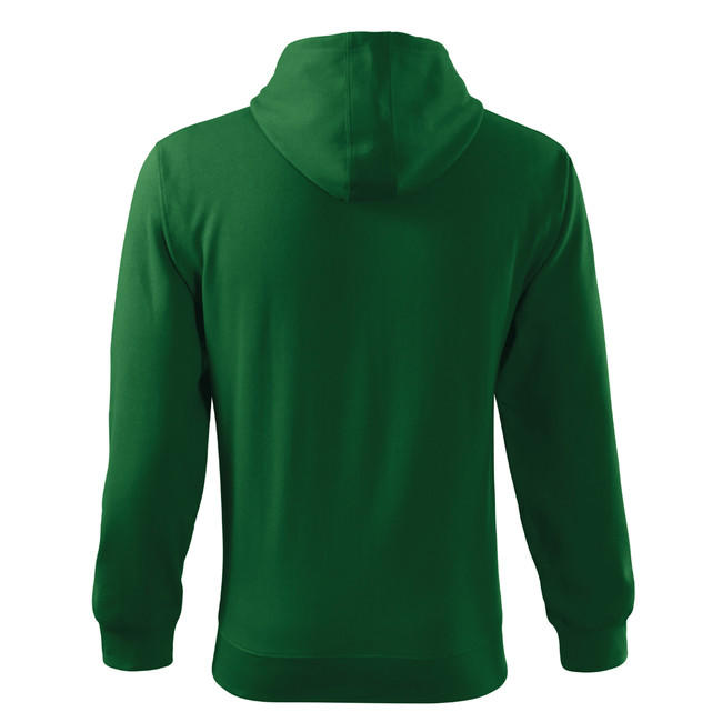 Malfini Trendy Zipper muški pulover 300g/m2, zeleni