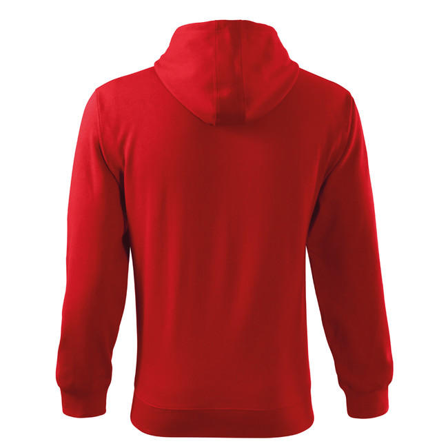 Malfini Trendy Zipper muški pulover 300g/m2, crveni