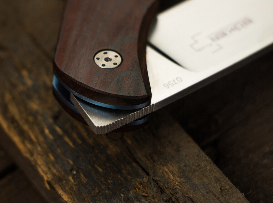 BÖKER® Exskelibur I džepni nož 8,9 cm, drvo Cocobolo, titanij