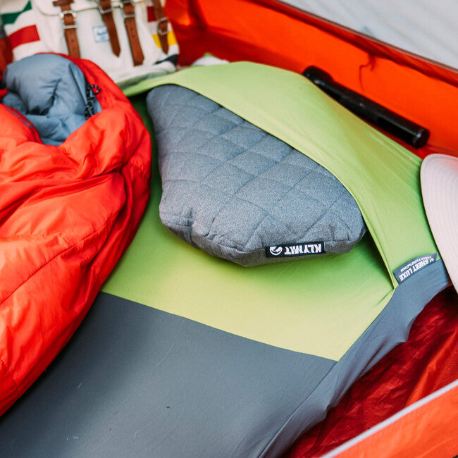 Klymit Luxe V Sheet XL zaštitna navlaka za podlogu, zeleno-siva