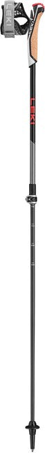 LEKI Instructor Lite Nordic Walking štapovi, tamni antracit-srebrnosiv-jasan crven, 100 - 125 cm