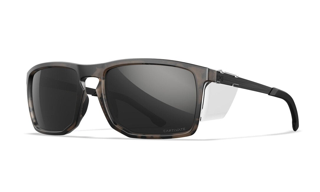 Wiley X Axe sunčane naočale Captivate Polarized Black Mirror/Matte Tortoise Brown