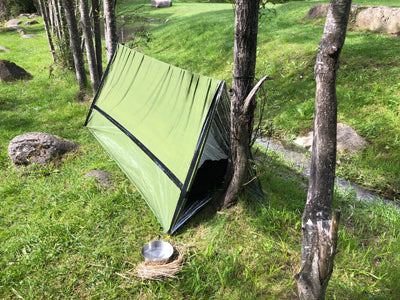 Origin Outdoors šator za preživljavanje 3 u 1, 240x107x92 cm, zeleni