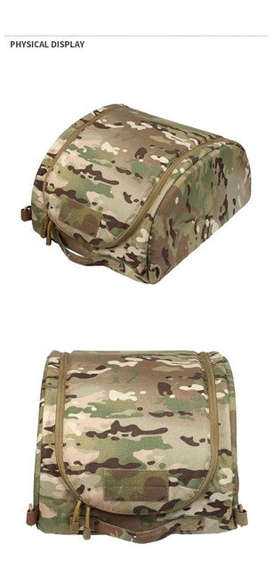 DRAGOWA Tactical Torba Stryker na kacigu, crna