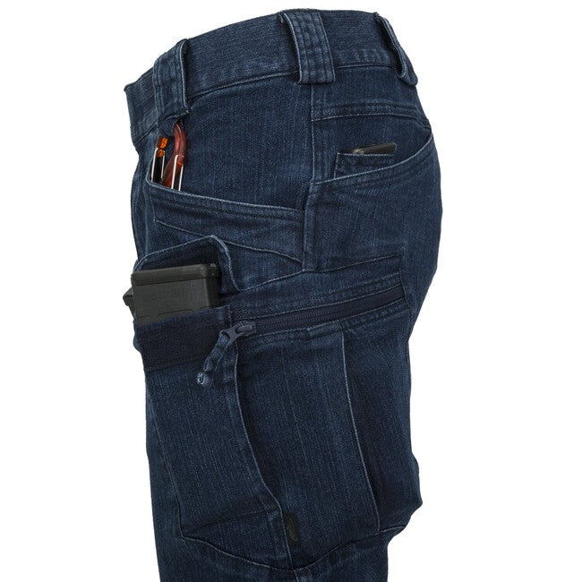 Helikon-Tex UTS kratke taktičke hlače 11" Denim Stretch, Marine Blue