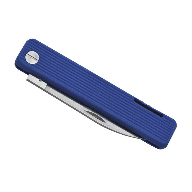Baladeo ECO357 Papagayo džepni nož, oštrica 7,5 cm, čelik 420, ručka TPE, ultramarinska