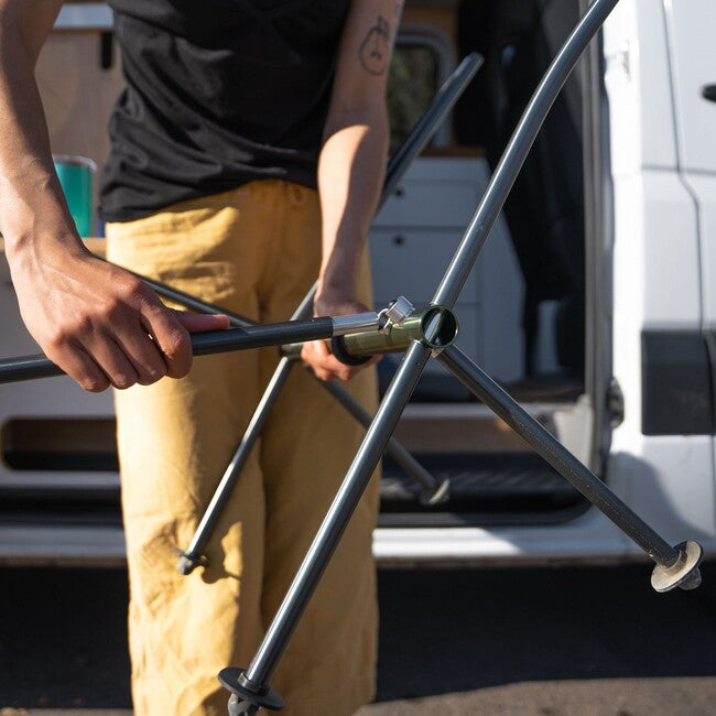 Klymit Ridgeline kamping stolica, siva