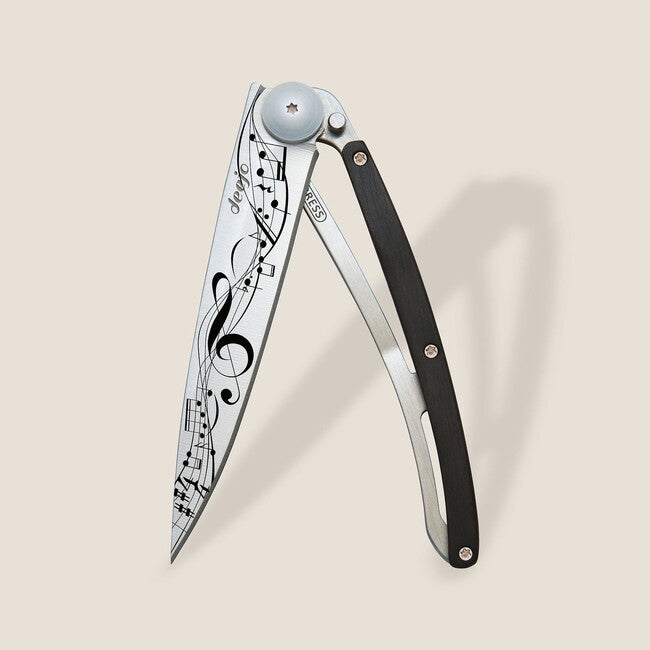 Deejo Tattoo sklopivi nož ebony wood Partition