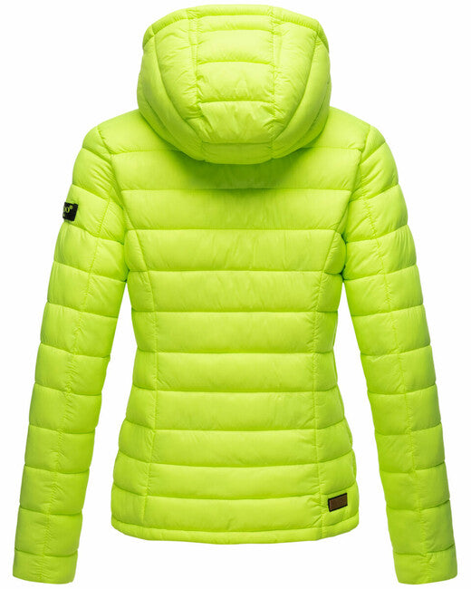 Marikoo Lucy ženska prijelazna jakna s kapuljačom, Neon green
