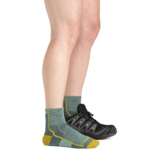 Darn Tough Hiker 1/4 Midweight planinarske čarape s amortizacijom, Sage