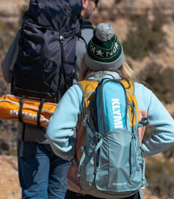Klymit Ridgeline kratka kamping stolica, plava